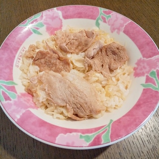 豚肉とキャベツのチャーハン